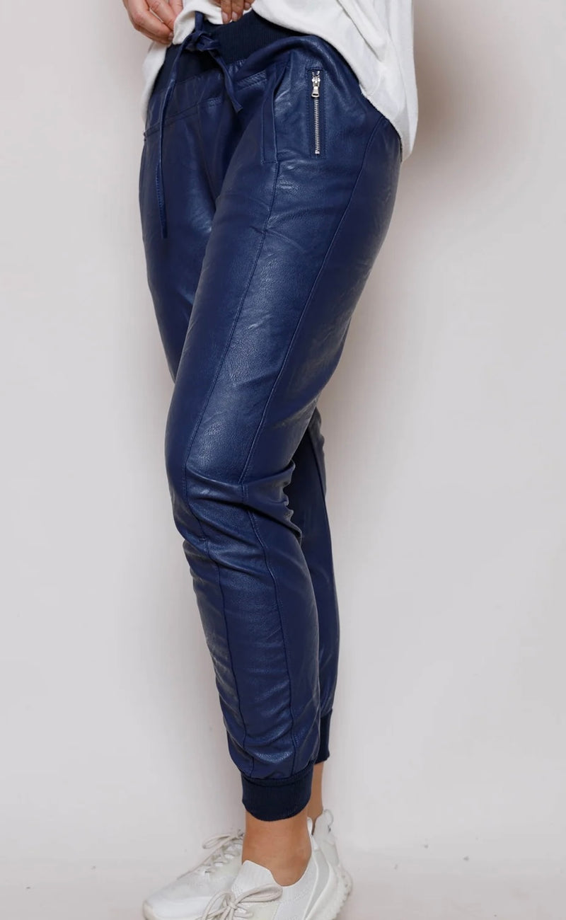 Suzy D Vegan Leather Ultimate Joggers
