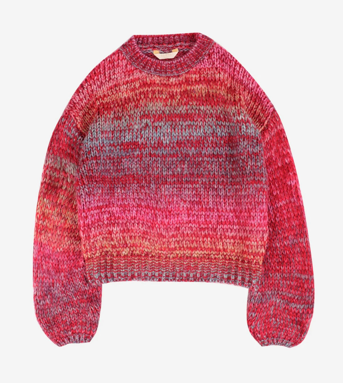 Opal Wool Blend Jumper- Pink, Ombre Stripe