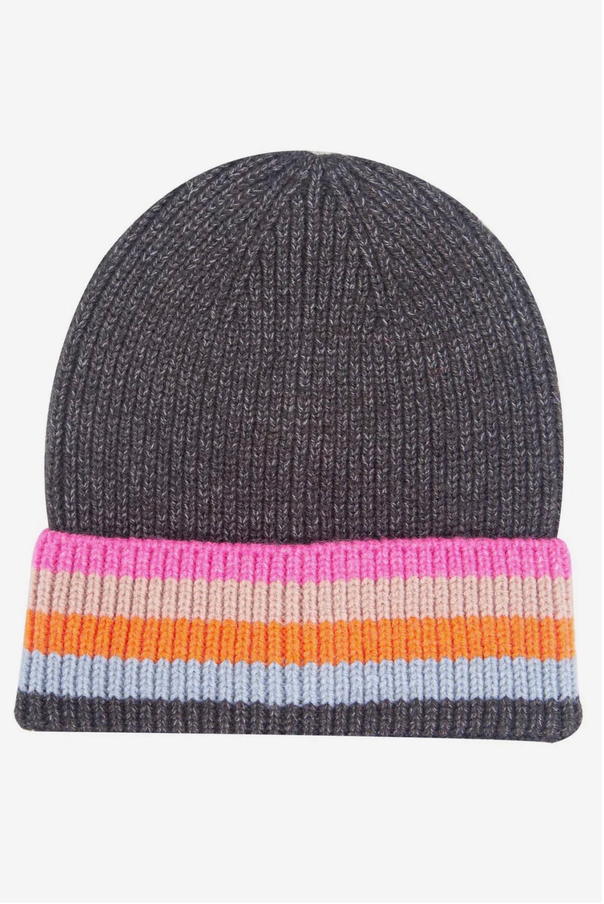 Delta Rainbow Stripe Beanie Hat