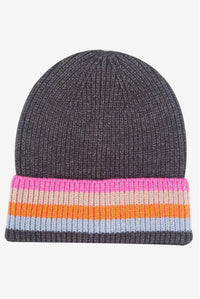 Delta Rainbow Stripe Beanie Hat