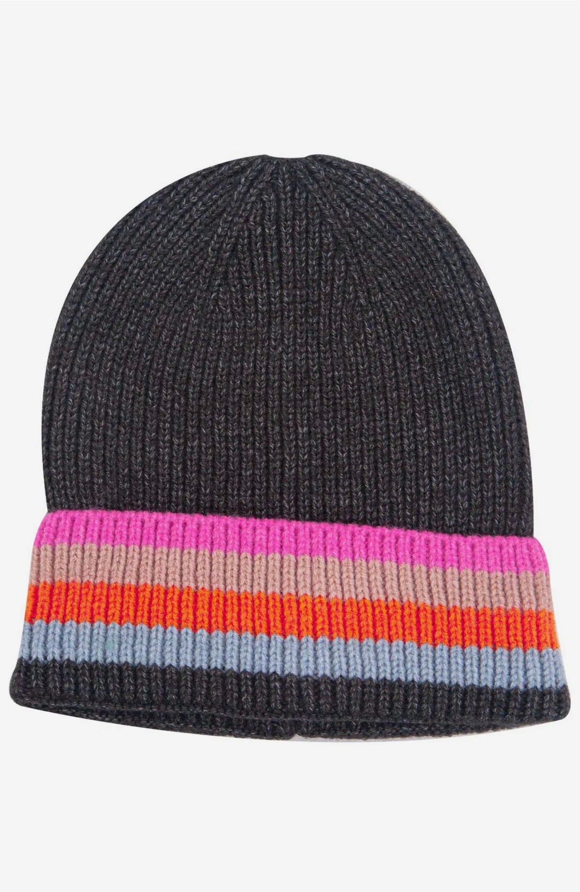 Delta Rainbow Stripe Beanie Hat