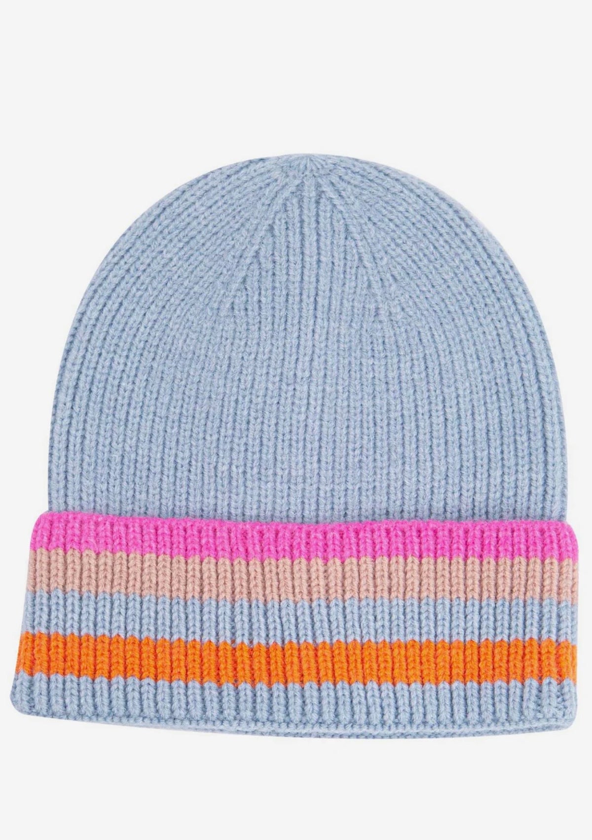 Delta Rainbow Stripe Beanie Hat