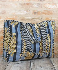 Quilted Cotton Tote Bag - Tiger Print