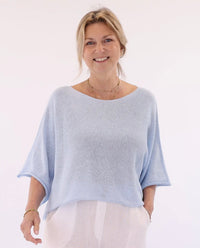 Cotton Blend Short Tunic Top
