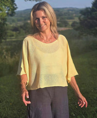 Cotton Blend Short Tunic Top