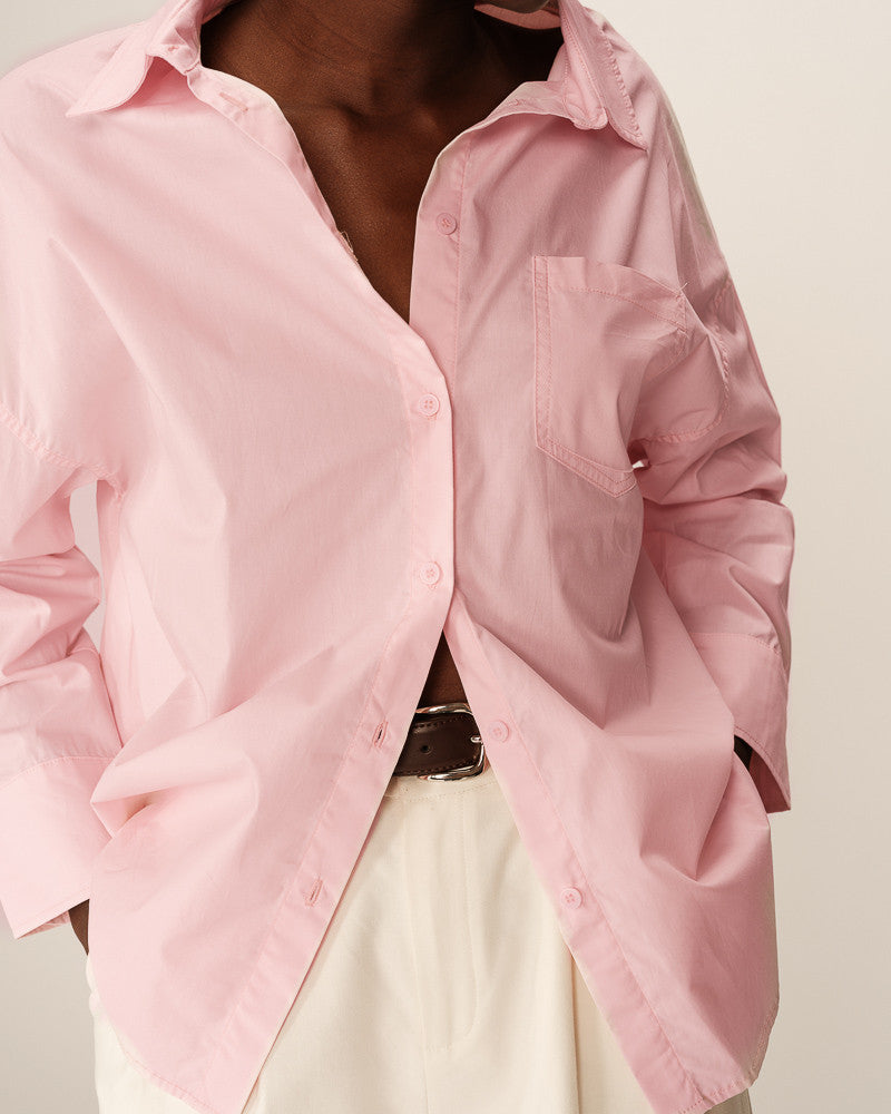 Grace & Mila oversized Paris Shirt - Rose