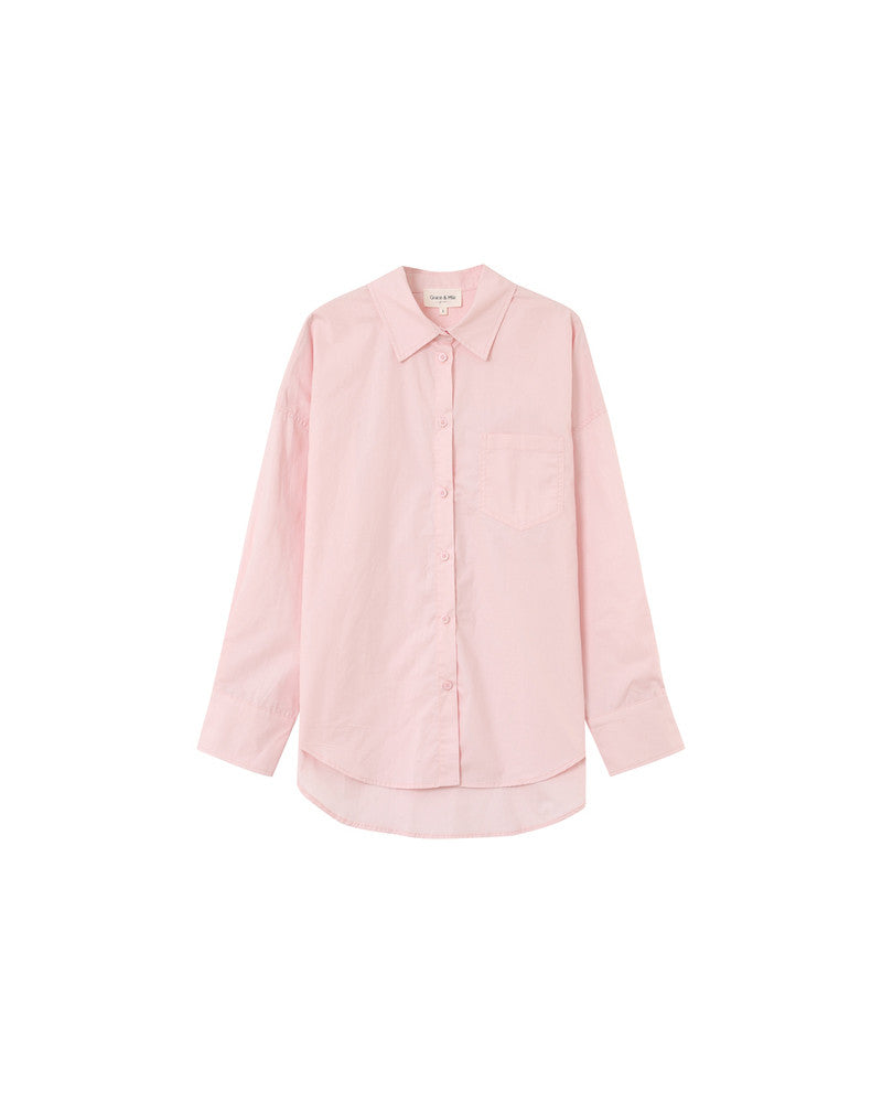 Grace & Mila oversized Paris Shirt - Rose