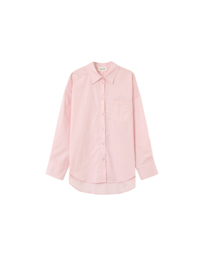 Grace & Mila oversized Paris Shirt - Rose