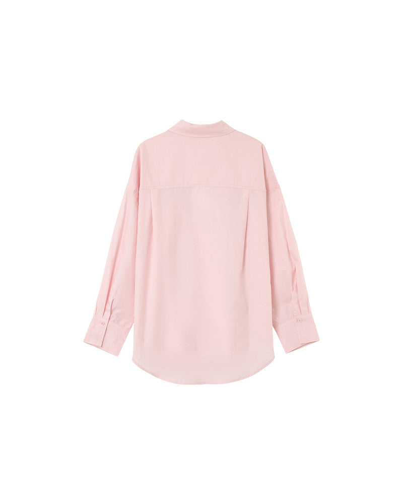 Grace & Mila oversized Paris Shirt - Rose
