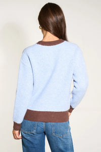Apres Ski Jumper in Blue/Brown