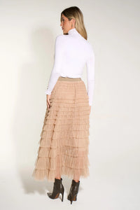 Cake Tiered Maxi Tulle Skirt